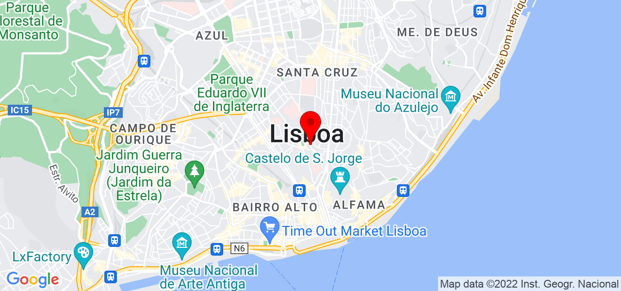 Tatyana - Lisboa - Lisboa - Mapa