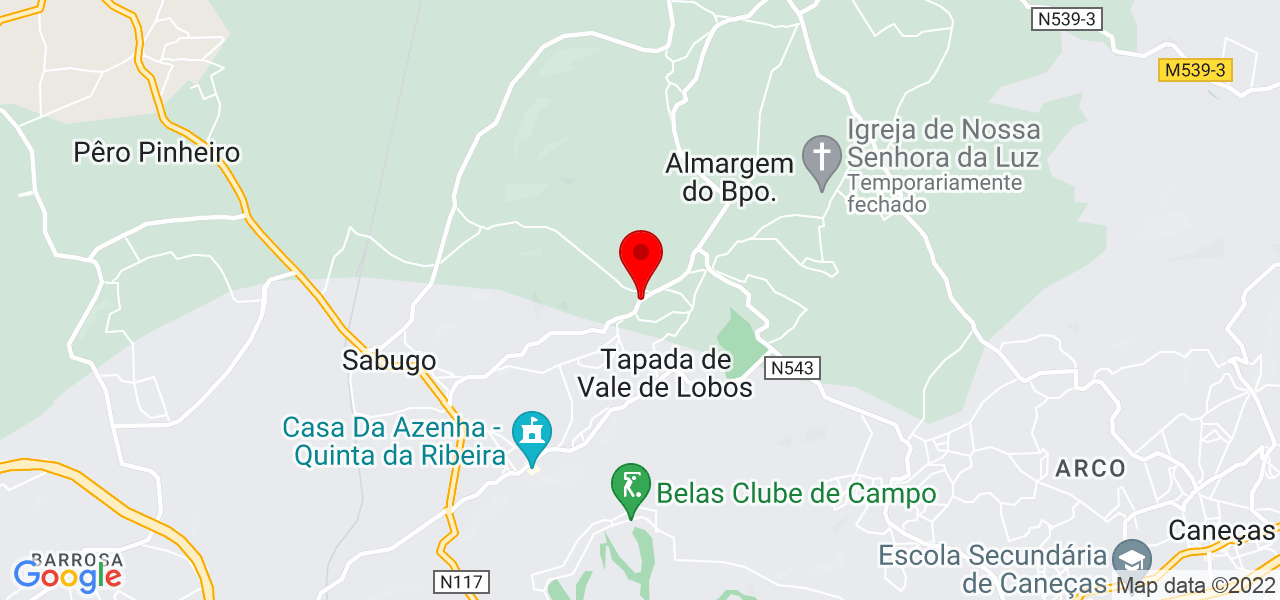 Saramago &amp; Dias Lda - Lisboa - Sintra - Mapa