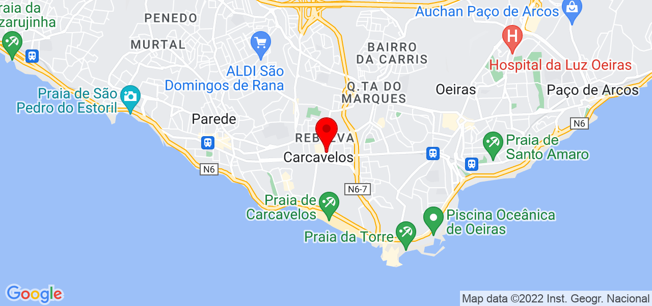 Muna ali - Lisboa - Cascais - Mapa