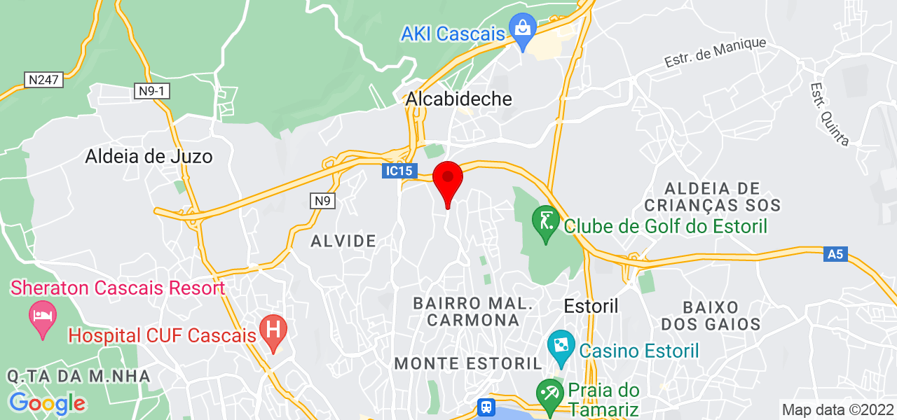 Ana Santos - Lisboa - Cascais - Mapa