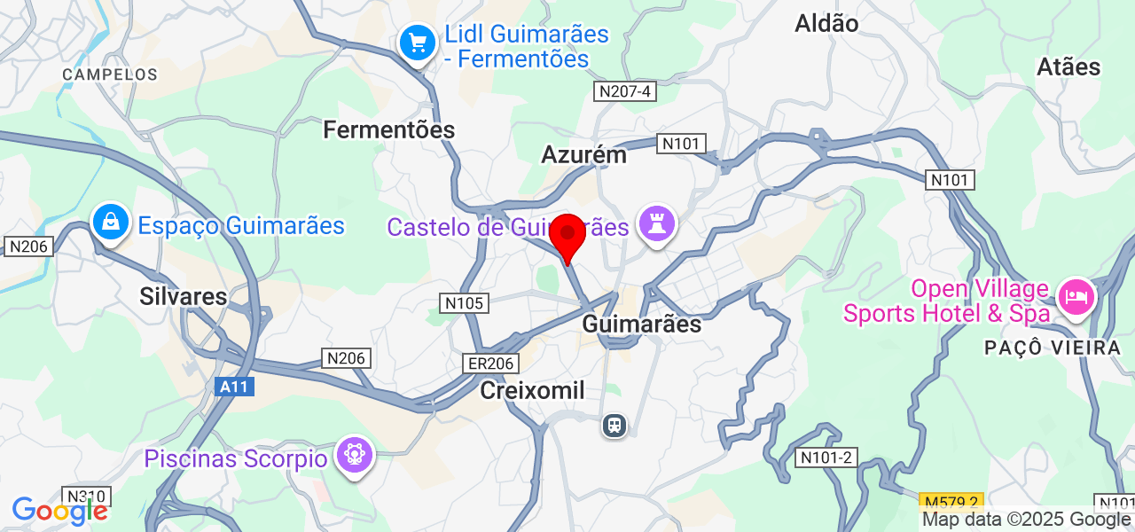 Surreal Effect & Clean Effect - Braga - Guimarães - Mapa
