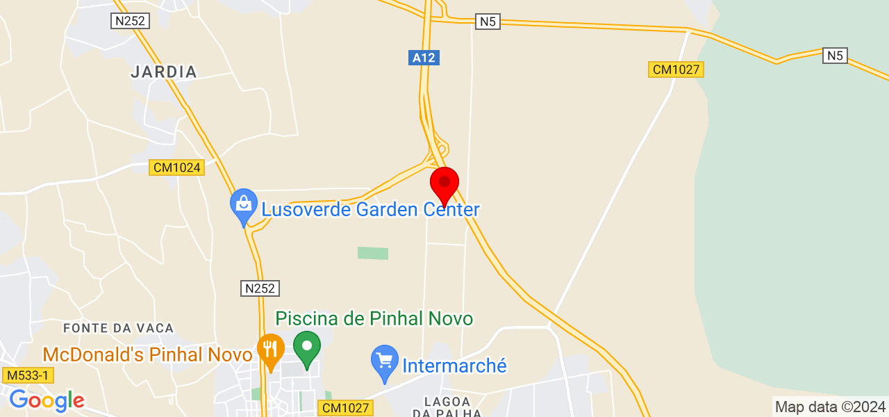 Joel Souza - Setúbal - Palmela - Map