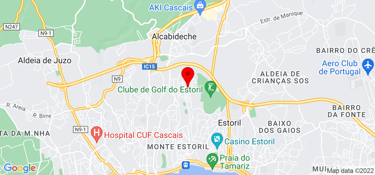 Tiago Guedes - Lisboa - Cascais - Mapa