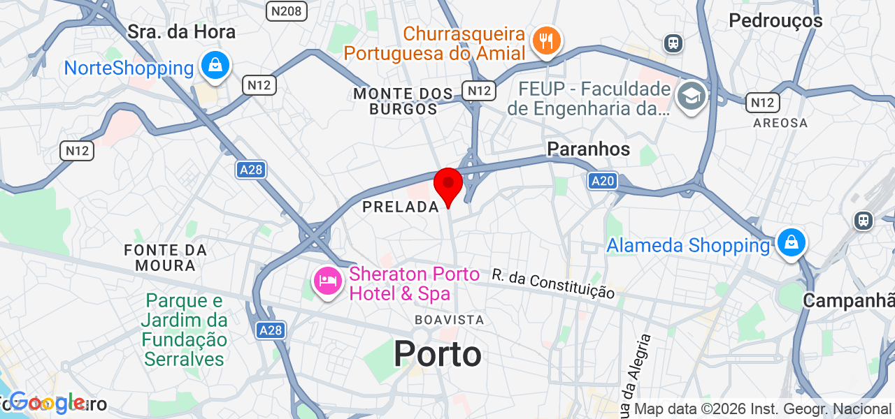 Gerard Mendoza - Porto - Porto - Karte