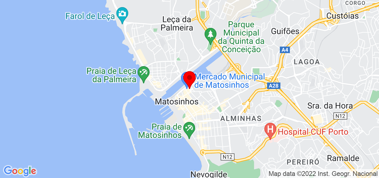 Jennef Sousa - Porto - Matosinhos - Map