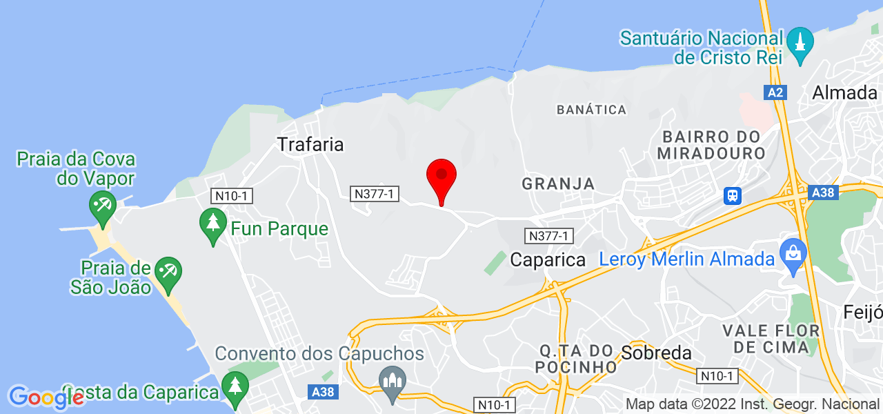 Marta - Setúbal - Almada - Mapa