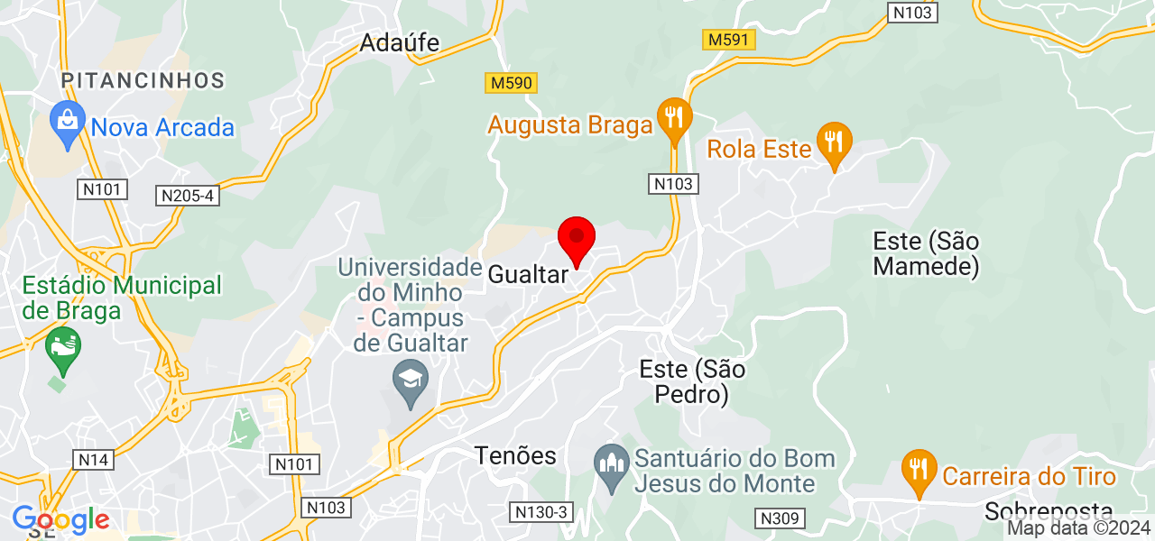 Sara Teles - Braga - Braga - Mapa