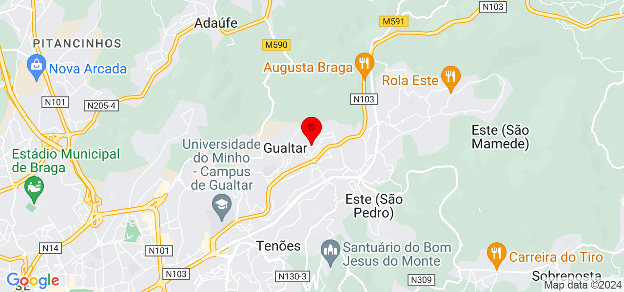 Sara Teles - Braga - Braga - Map