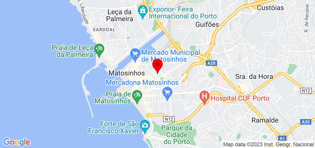 Tiago Ribeiro - Porto - Matosinhos - Mapa
