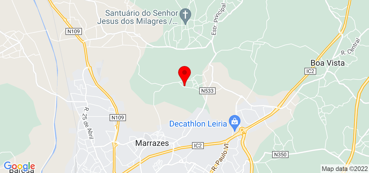 Andr&eacute; Cavalcante - Leiria - Leiria - Mapa