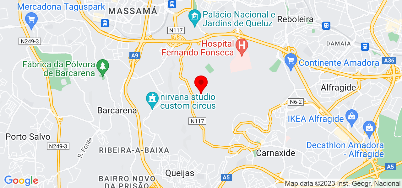 Dj Mallagueta - Lisboa - Amadora - Mapa