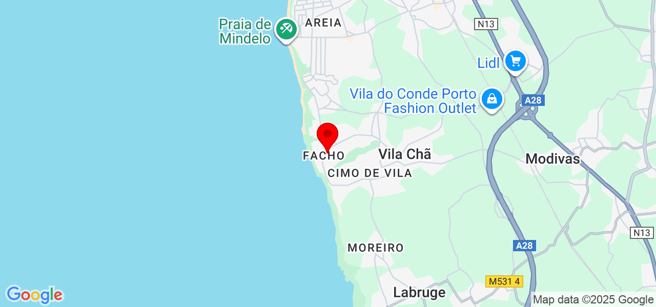 Ana Marrafa - Porto - Vila do Conde - Mapa