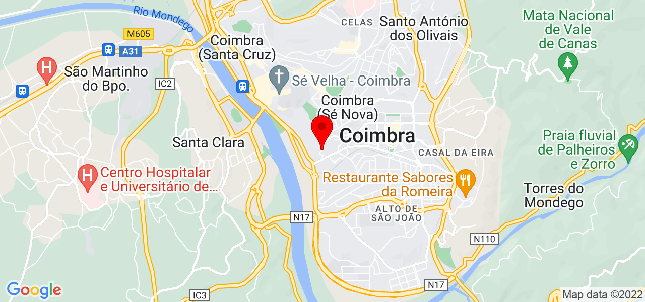 Stephanie Xavier - Coimbra - Coimbra - Mapa