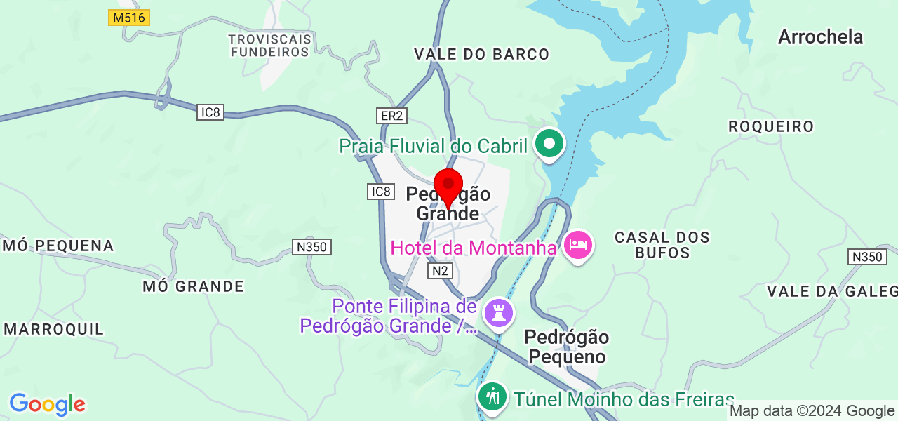 Mauro - Leiria - Pedrógão Grande - Mapa