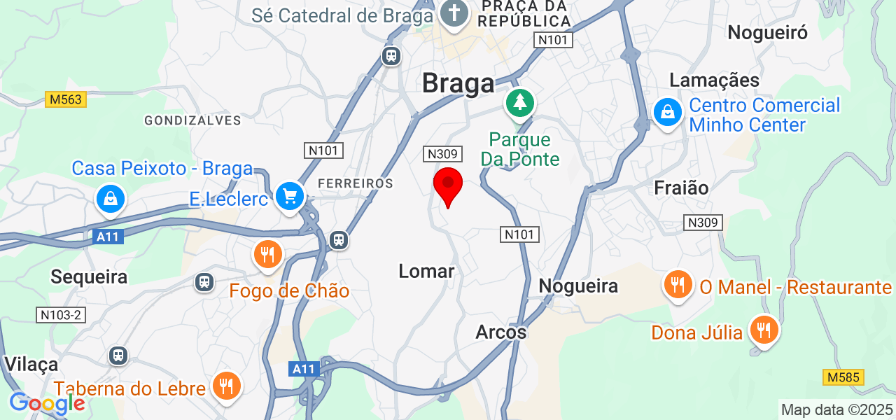 Karolline Carmo - Braga - Braga - Mapa