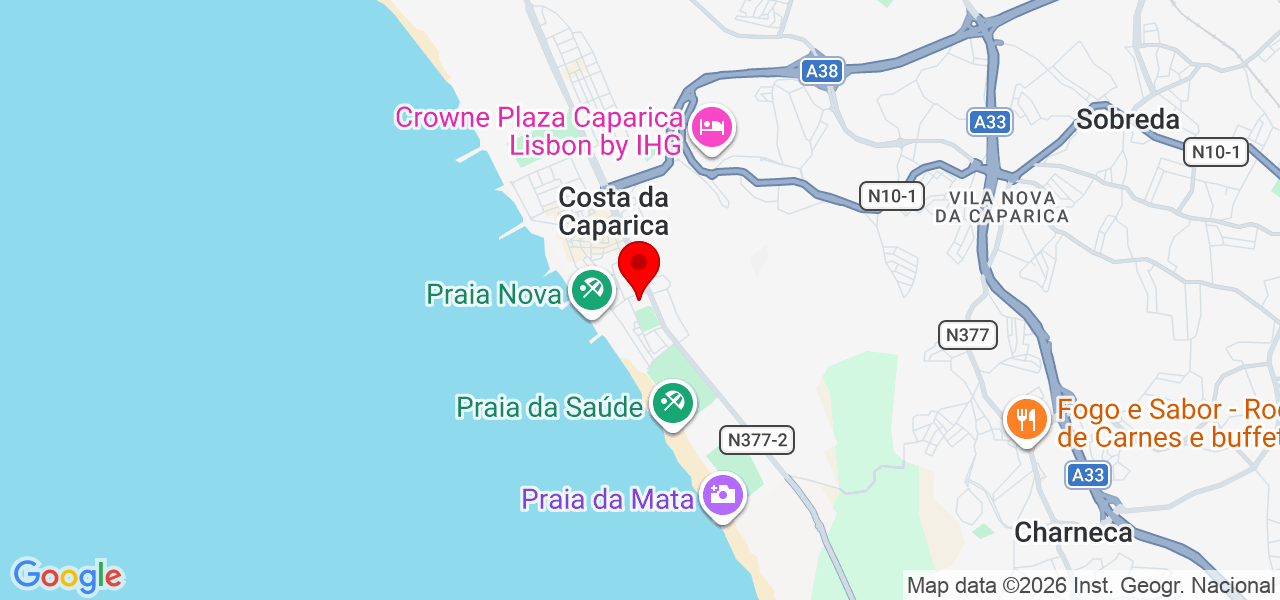 Tio dos cachorros - Setúbal - Almada - Mapa