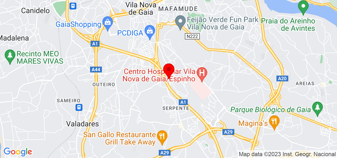 Antonio Marques - Porto - Vila Nova de Gaia - Mapa
