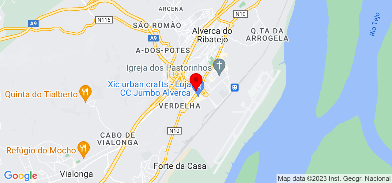 Luiz Coutinho - Lisboa - Vila Franca de Xira - Mapa