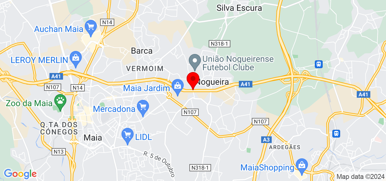 Alexta Solu&ccedil;&otilde;es e Inova&ccedil;&otilde;es El&eacute;tricas - Porto - Maia - Mapa