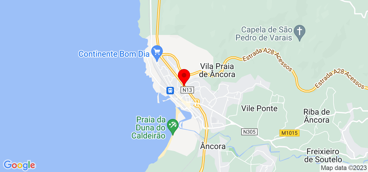 Lila - Viana do Castelo - Caminha - Mapa