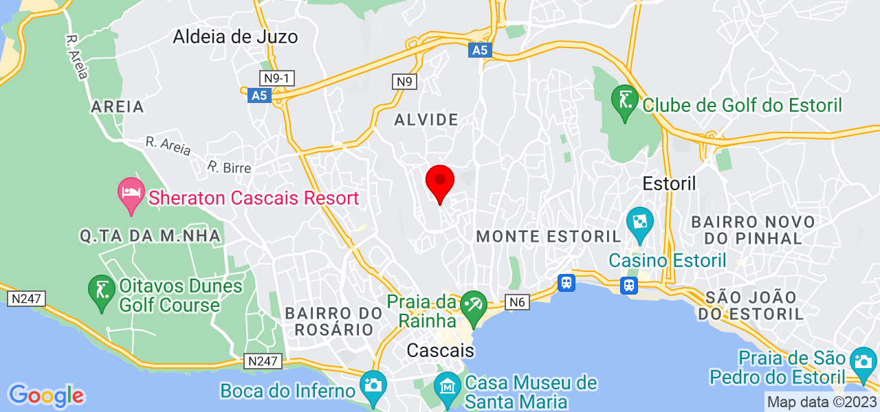 Studio criativo - Lisboa - Cascais - Mapa