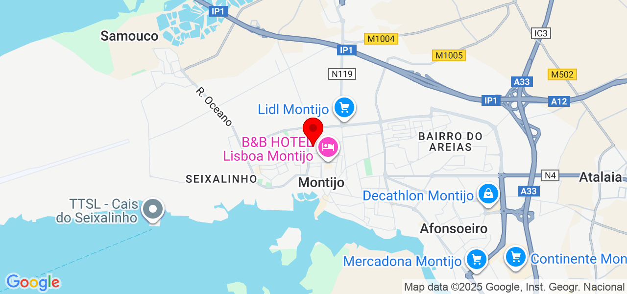 Paula Silva - Setúbal - Montijo - Karte