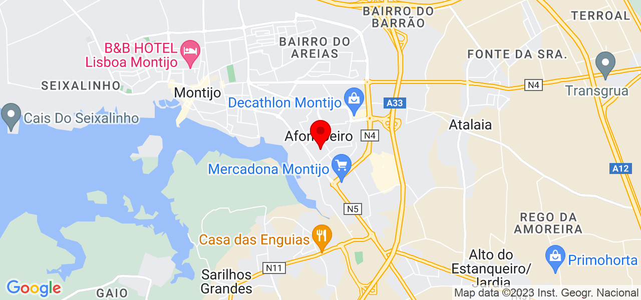 Ivo porfirio - Setúbal - Montijo - Mapa