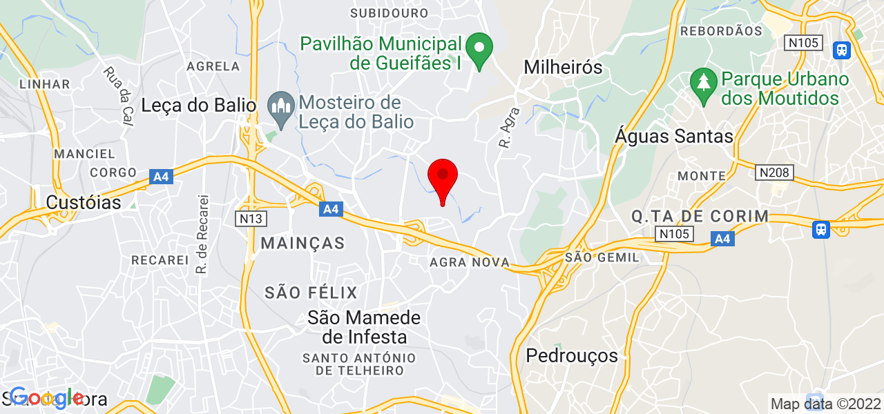 Nadja silva - Porto - Matosinhos - Mapa
