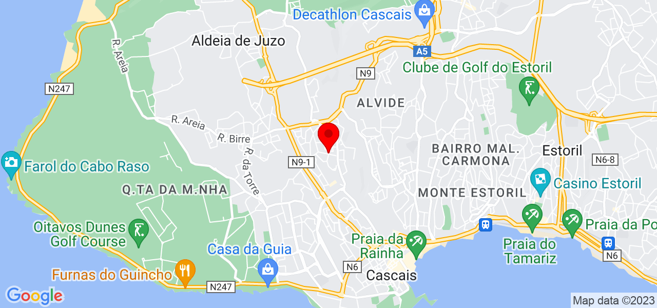 Frederico Rocha - Lisboa - Cascais - Mapa