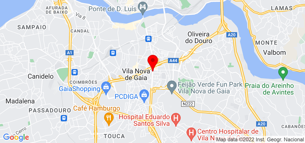 Super Clean.Ac - Porto - Vila Nova de Gaia - Map