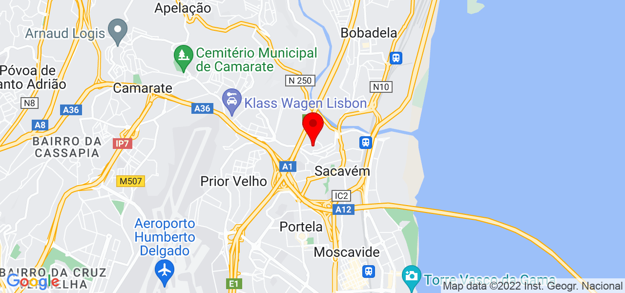 Roberto Junior - Lisboa - Loures - Mapa