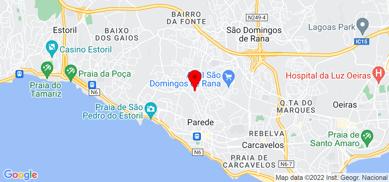 Jos&eacute; Ricardo - Lisboa - Cascais - Mapa