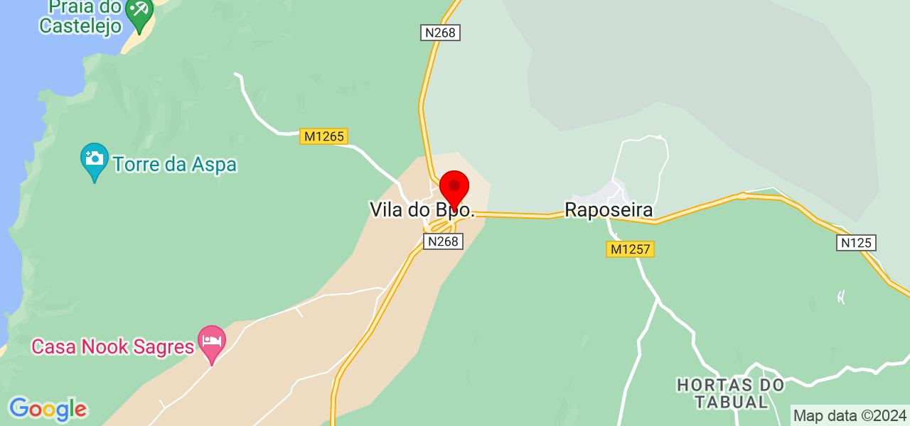 Dilma - Faro - Vila do Bispo - Mapa