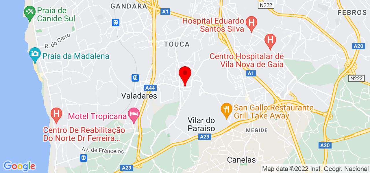 Mariana Cardoso - Porto - Vila Nova de Gaia - Mapa