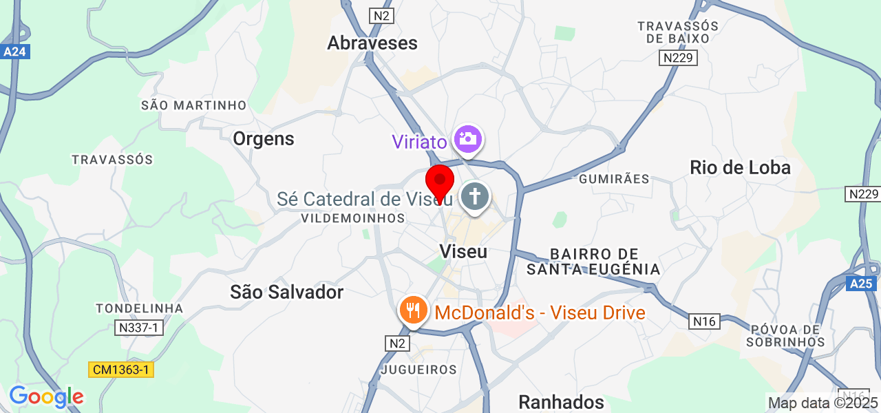 André - Viseu - Viseu - Mapa