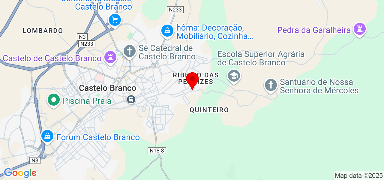 Tomás Salavessa - Castelo Branco - Castelo Branco - Map