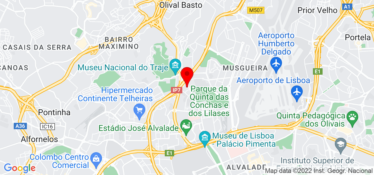 Pet sitting and walking - Lisboa - Lisboa - Mapa