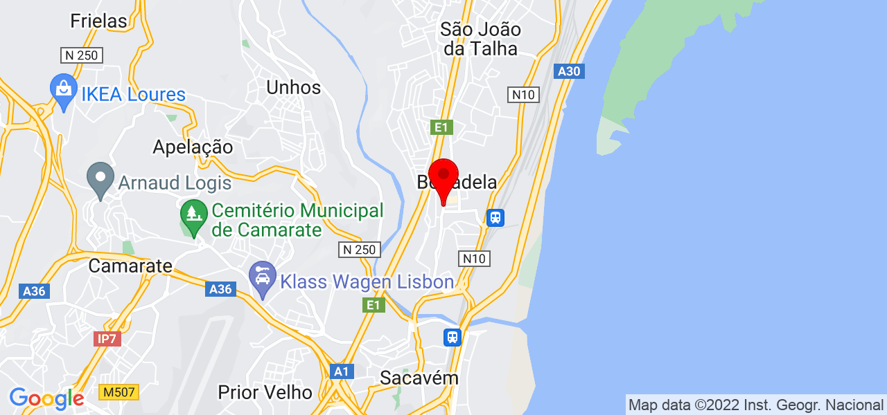 Raquel Norte - Lisboa - Loures - Mapa