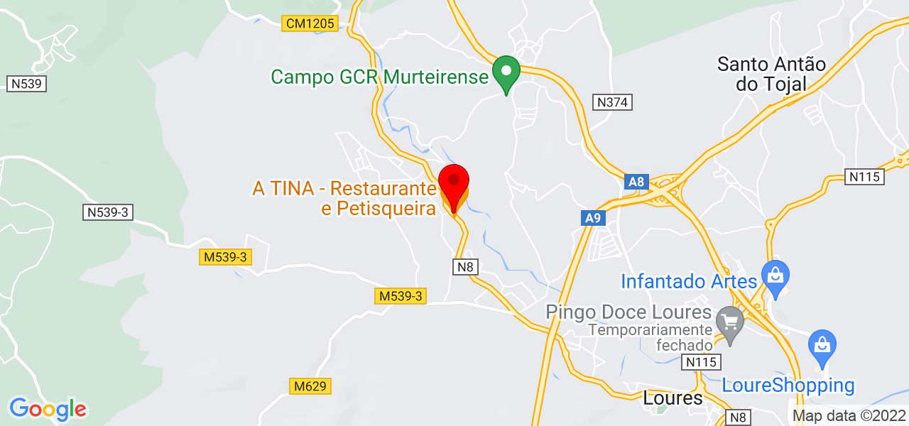 Hellen Gonçalves - Lisboa - Loures - Map