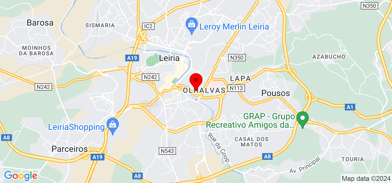 Manuel Santos - Leiria - Leiria - Mapa