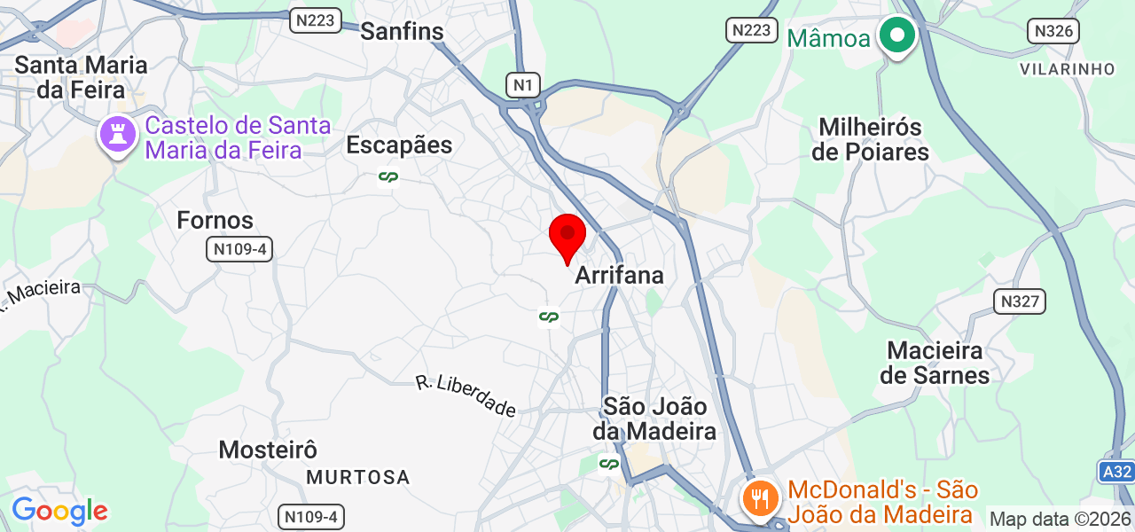 In&ecirc;s Eur&iacute;dice - Aveiro - Santa Maria da Feira - Carte