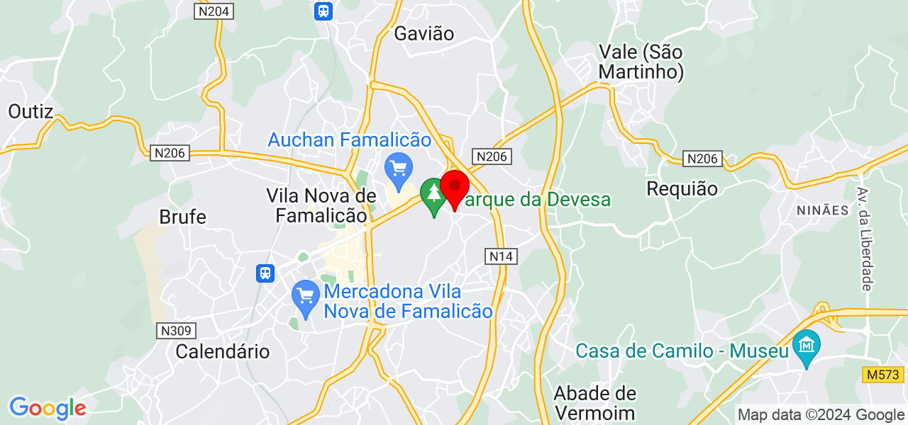 Leny clean - Braga - Vila Nova de Famalicão - Mapa
