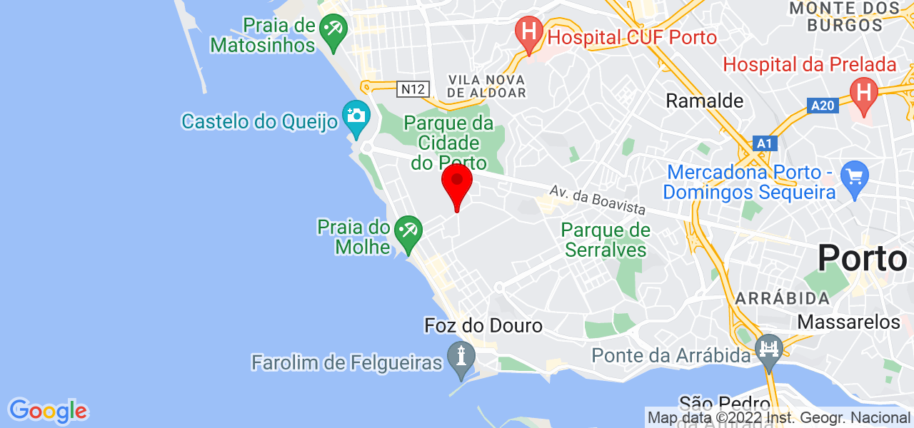 Eurico Lino do Vale - Porto - Porto - Mapa