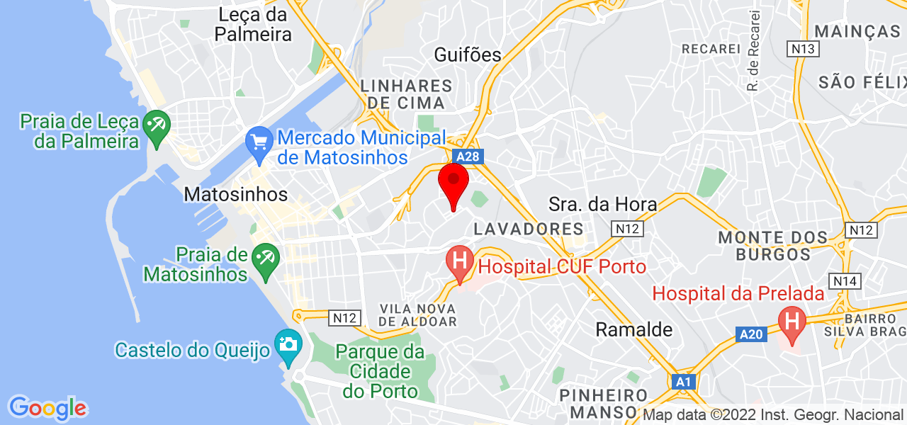 Gonçalo Morais Assunção - Porto - Matosinhos - Mapa