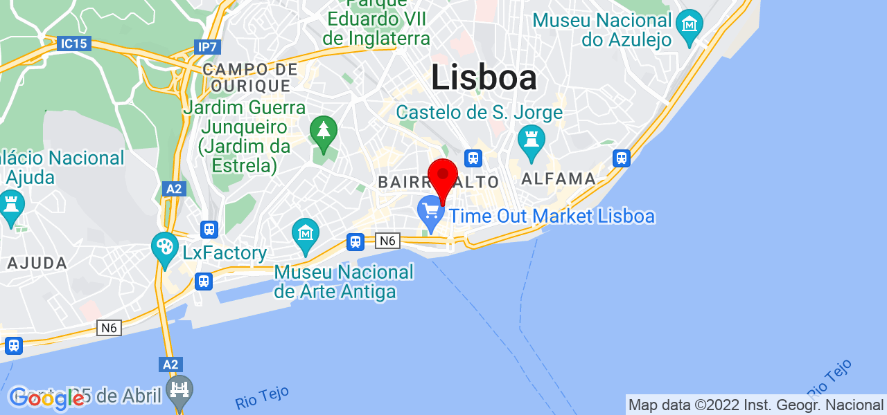 Servi&ccedil;os de Apoio a clientes (SAC) - Lisboa - Lisboa - Mapa