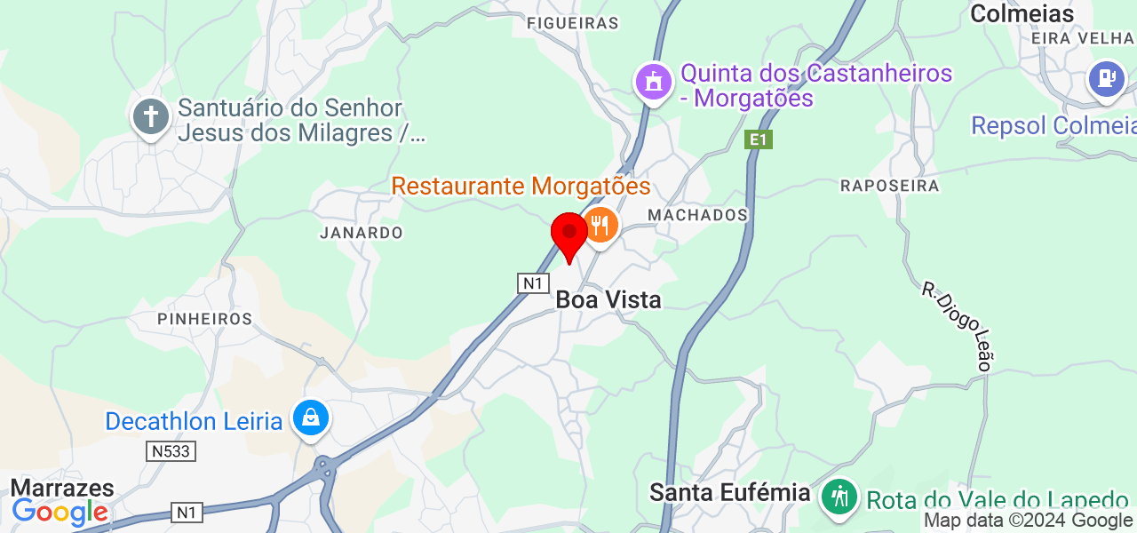 Cintia Benites - Leiria - Leiria - Mapa