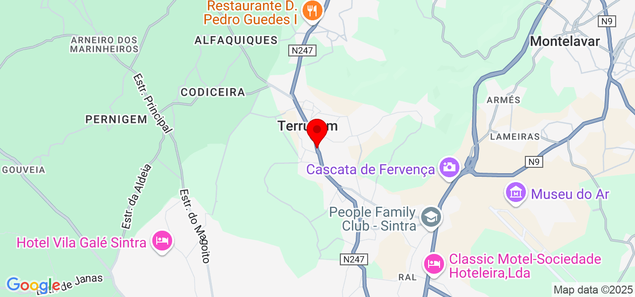 Gabrielle Tardin - Lisboa - Sintra - Mapa