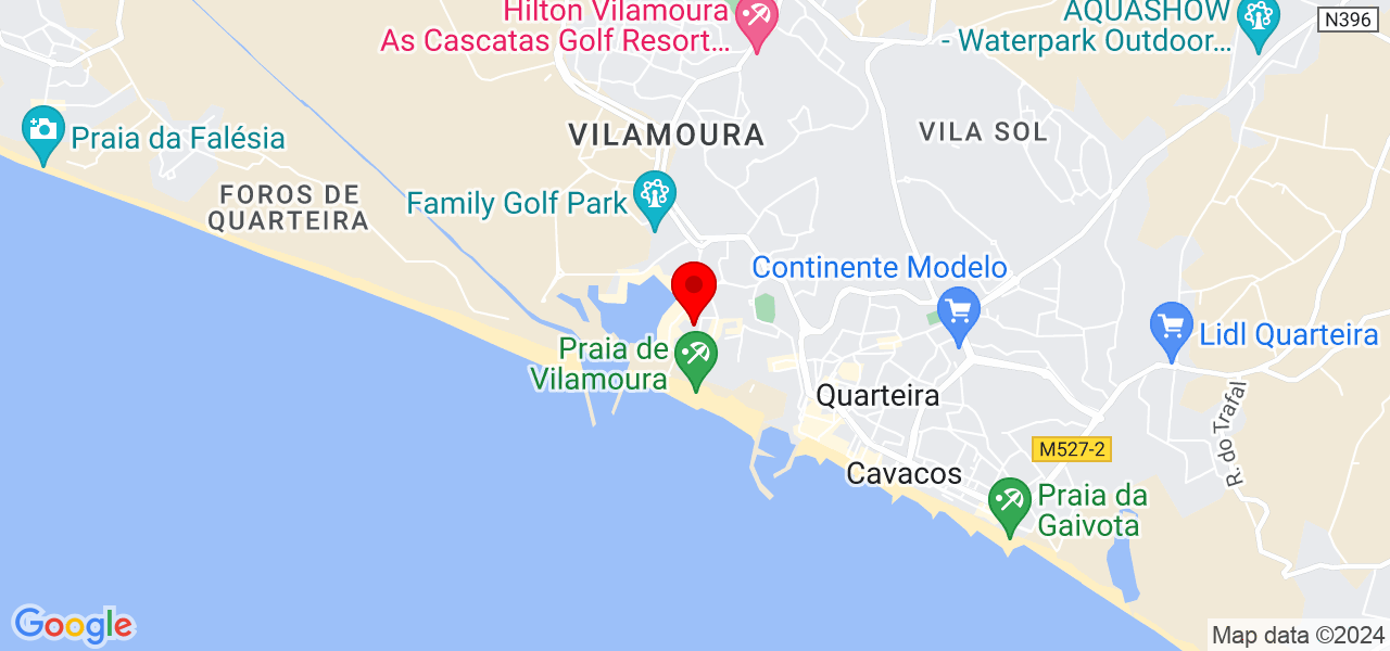 Ramos - Faro - Loulé - Karte