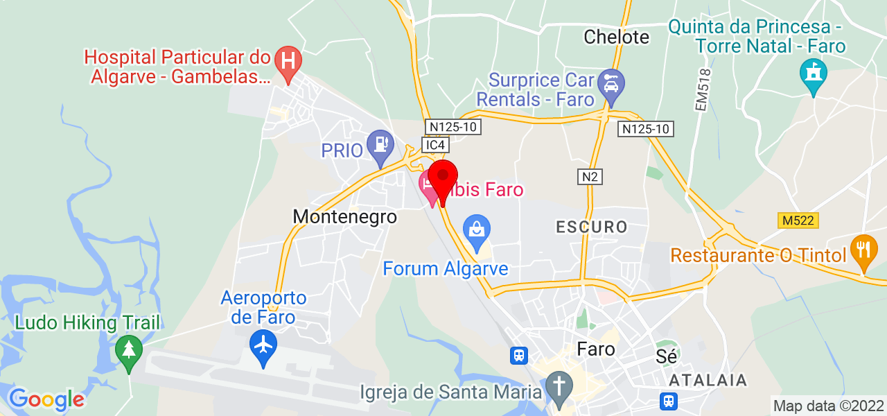 Grazielly Gomes - Faro - Faro - Map