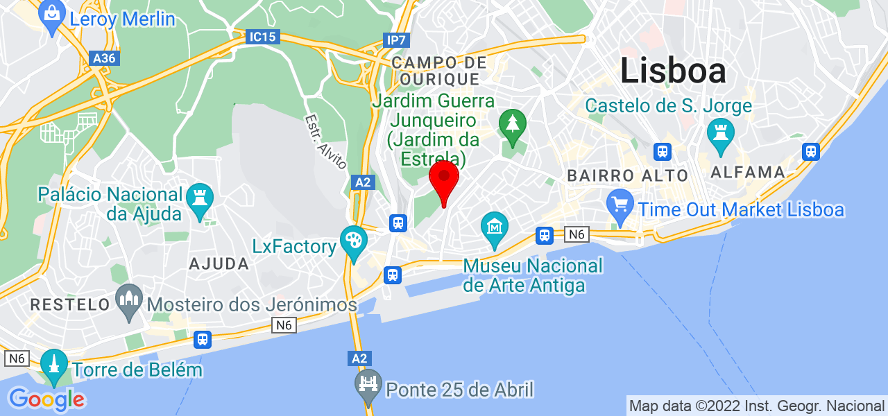T&acirc;nia Louren&ccedil;o - Lisboa - Lisboa - Mapa